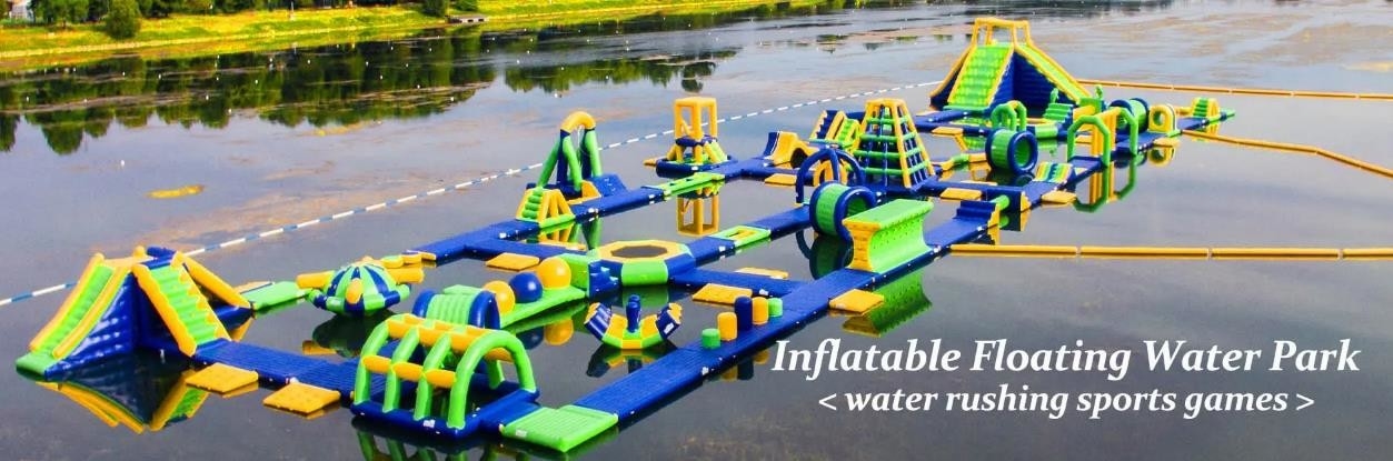 Parque inflável da água