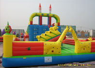 Parque de diversões inflável do campo de jogos exterior com o encerado do PVC de 0.55mm