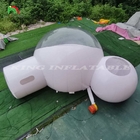 Tenda de bolhas inflável Casa exterior gigante transparente Tenda de bolhas de cúpula de cristal inflável aquecida