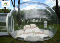 barraca inflável transparente da bolha de 4.5m com túnel para o aluguel de acampamento exterior