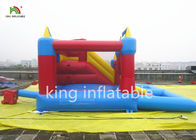Castelo de salto inflável colorido pequeno com corrediça para as crianças comerciais