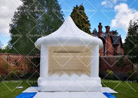 Castelo Bouncy inflável do carrossel branco exterior de 4x3.5m para o uso do casamento