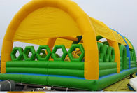 Parque de diversões inflável das crianças exteriores comerciais novas do projeto com barraca da tampa