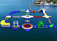Parques infláveis personalizados da água, equipamento do campo de jogos da água do PVC de 0.9mm