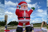 Papai Noel Inflável Gigante de Natal 6m 8m 10m Comercial Exibição de Publicidade Externa