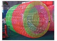 3m longos * diâmetro 2,4 bola de rolamento inflável do brinquedo vermelha/verde da água/água para o divertimento