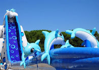 Corrediça de água gigante inflável do elefante do quintal do verão para adultos das crianças