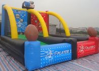 Campo de futebol inflável personalizado PVC, jogos engraçados do tiro do basquetebol